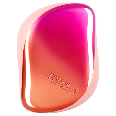 COMPACT STYLER HAIRBRUSH - CERISE PINK OMBRE