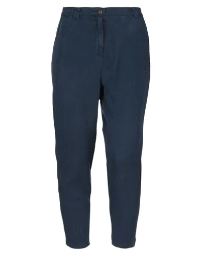 Shop American Vintage Casual Pants In Dark Blue