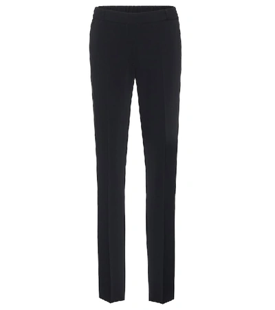 Shop Mm6 Maison Margiela High-rise Straight Pants In Black