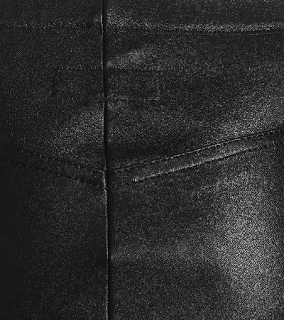 Shop Stouls Jp Twenty Slim Leather Pants In Black