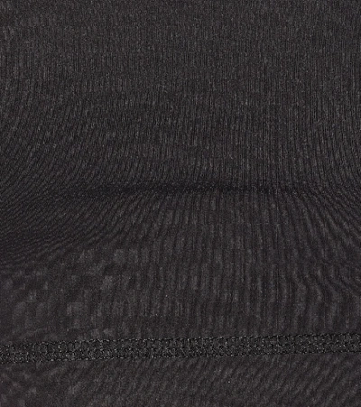 Shop Wardrobe.nyc Wardrobe. Nyc Release 02 Stretch-jersey Crop Top In Black