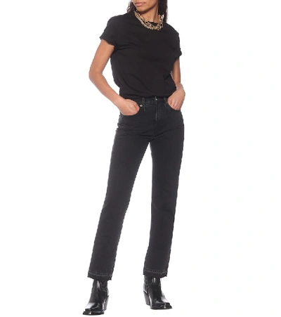 Wardrobe.nyc Release 05 Round-neck Cotton-jersey T-shirt In Black