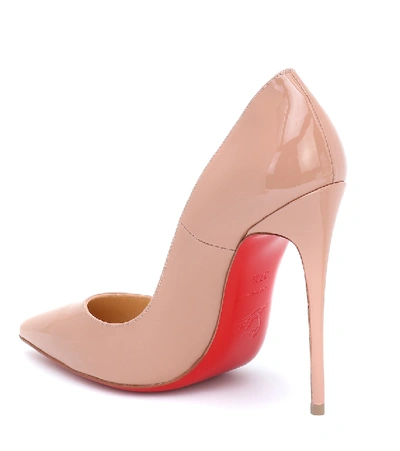 Shop Christian Louboutin So Kate 120 Patent Leather Pumps In Pink