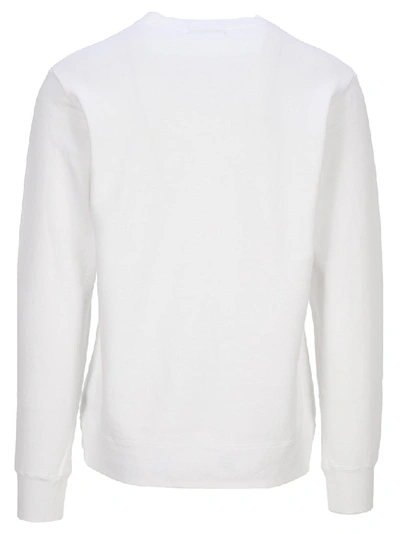 Shop Undercover Japanese Psycho Print Sweatshirt In White
