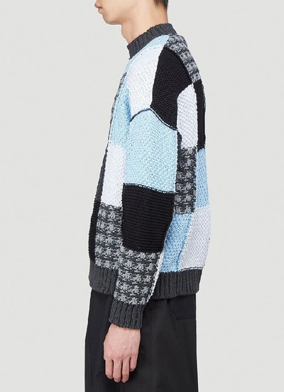 Shop Jw Anderson Patchwork Sweater In Multi