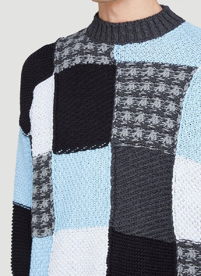 Shop Jw Anderson Patchwork Sweater In Multi