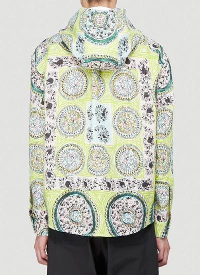 Shop Jw Anderson Mystic Paisley Print Hooded Shirt In Multi