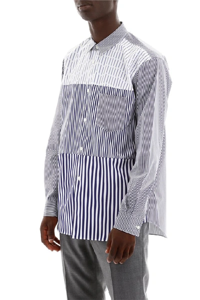 Shop Comme Des Garçons Shirt Striped Shirt In Multi