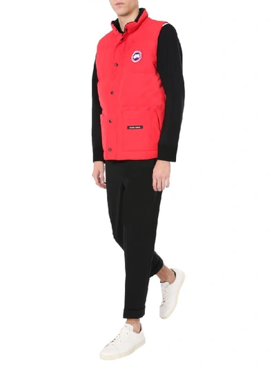 Shop Canada Goose Freestyle Crew Vest In Red