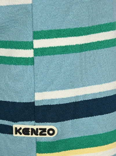Shop Kenzo Striped Track Shorts In Multi