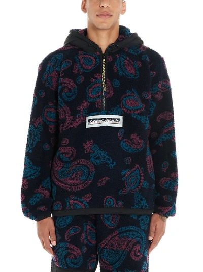 Shop Aries Printed Hoodie In Multi