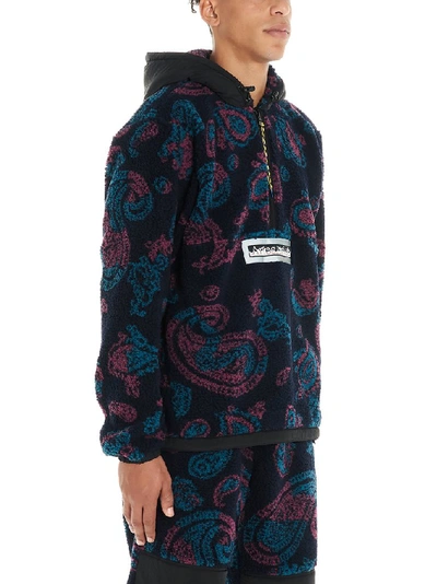 Shop Aries Printed Hoodie In Multi