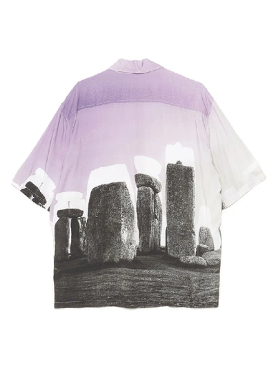 Shop Aries Stonehenge Print Shirt In Multi