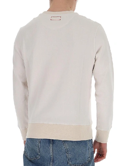 Shop Alexander Mcqueen Logo Embroidered Sweatshirt In White