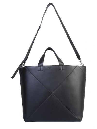 Shop Bottega Veneta Maxi Weave Tote Bag In Black