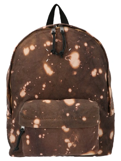 Shop Maison Margiela Stitch Detail Zipped Backpack In Multi