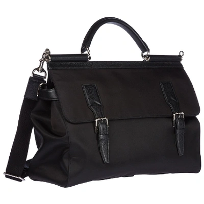 Shop Dolce & Gabbana Classic Briefcase In Black