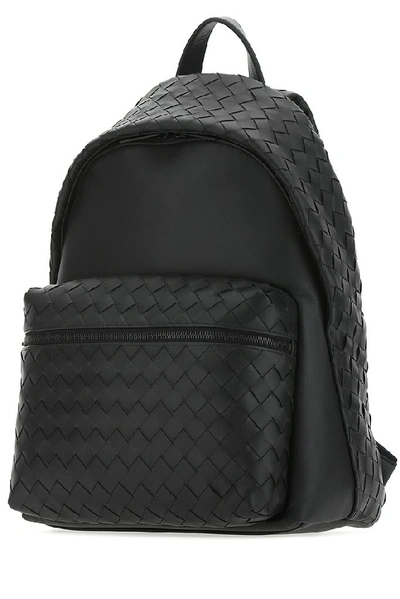 Shop Bottega Veneta Zipped Front Pocket Backpack In Black