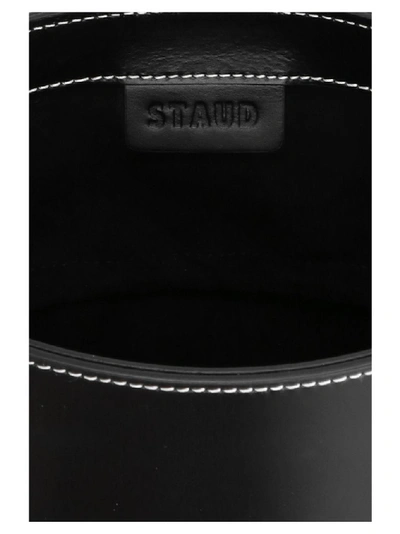 Shop Staud Bissett Bucket Bag In Black