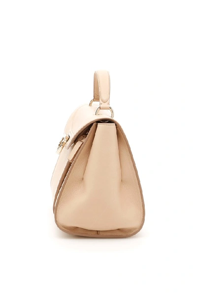 Shop Ferragamo Salvatore  Rainbow Tote Bag In Beige