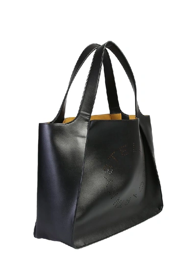 Shop Stella Mccartney Stella Logo Tote Bag In Black