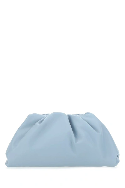 Shop Bottega Veneta The Pouch Clutch Bag In Blue