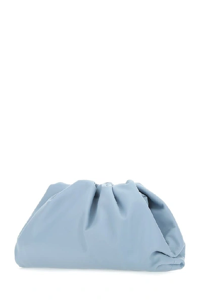 Shop Bottega Veneta The Pouch Clutch Bag In Blue