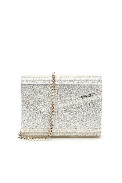 Shop Jimmy Choo Candy Box Clutch In Gold