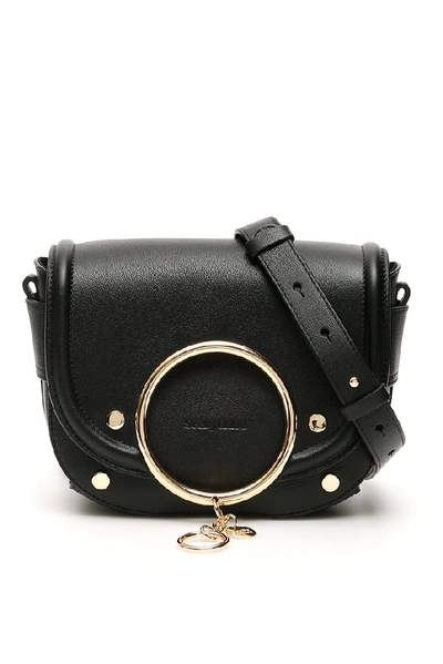 Shop See By Chloé Mara Shoulder Bag In Black