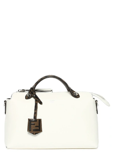 Shop Fendi By The Way Shoulder Bag In White