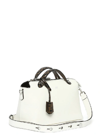 Shop Fendi By The Way Shoulder Bag In White