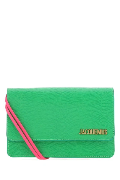 Shop Jacquemus Le Riviera Shoulder Bag In Green