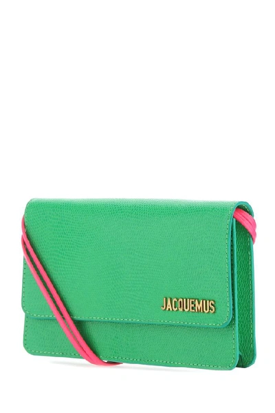 Shop Jacquemus Le Riviera Shoulder Bag In Green
