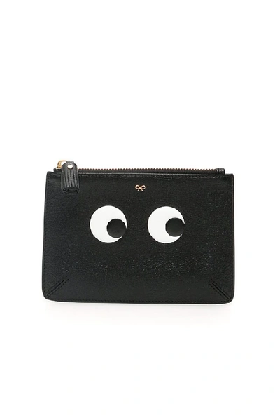 Shop Anya Hindmarch Eyes Pouch In Black