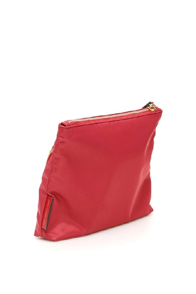 Shop Anya Hindmarch Happy Eyes Pouch In Pink