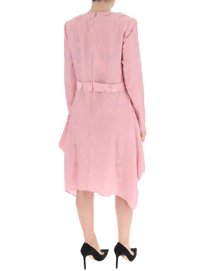 Shop Stella Mccartney All Over Horse Print Dress In Pink