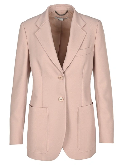 Shop Stella Mccartney Single Breasted Blazer In Pink