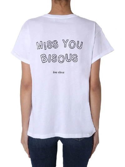 Shop Etre Cecile Kiss Grid And Miss You Bisou T In White