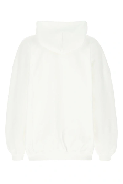 Shop Balenciaga Oversized Hoodie In White