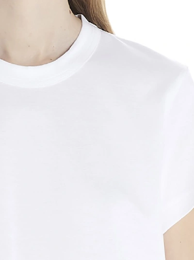 Shop Noir Kei Ninomiya Belted Pocket Detail T In White