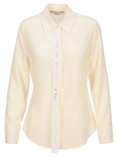 Shop Stella Mccartney Embellished Detail Shirt In White
