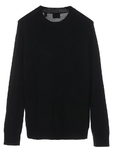 Shop Burberry Rigging Intarsia Sweater In Black