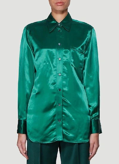 Shop Sies Marjan Sander Shirt In Green