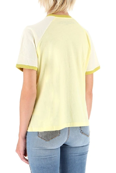 Shop Telfar Raglan Sleeves T In Yellow