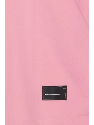 Shop We11 Done We11done Logo Printed Hoodie In Pink