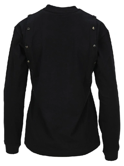 Shop Jw Anderson Button Detail Long In Black