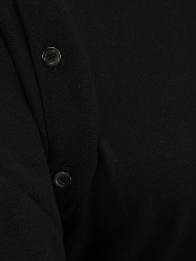 Shop Jw Anderson Button Detail Long In Black