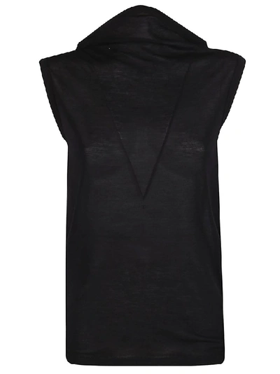 Shop Rick Owens Sleveless Top In Black