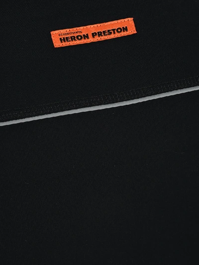 Shop Heron Preston Logo Printed Active Top In Black