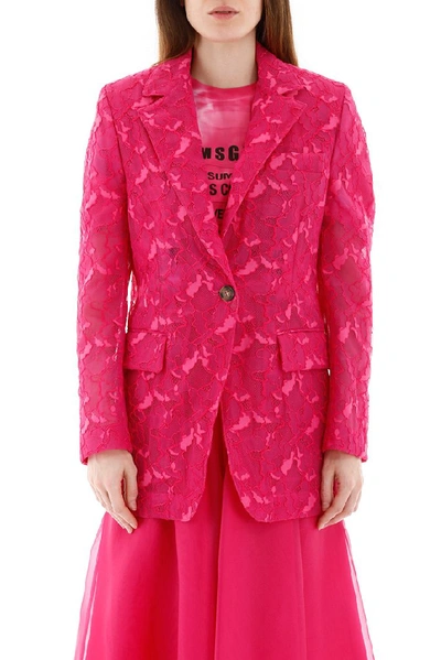 Shop Msgm Single In Pink